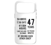 47 Years Married Funny 47th Wedding Anniversary Case for iPhone 17 Pro Max