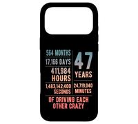 47 Years Married Funny 47th Wedding Anniversary Case for iPhone 17 Pro Max