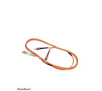 Intellinet Fiber Optic Patch Cable, OM2, LC/ST, 2m, Orange, Duplex, Mu