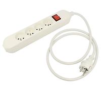 470WSPROV/2.5-10W Extension Cable Sockets: 4 PVC White 3x2.5mm² 10m 16A PRO JO