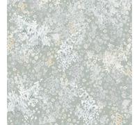 47452 - Flora Soft Foliage Grey White Galerie Wallpaper