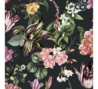 47460 - The New Design Book Floral Black Galerie Wallpaper