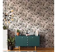 47462 - Flora Cherry Blossom Grey Blue Green Rose Galerie Wallpaper