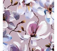 47463 - Flora Cherry Blossom Rose White Purple Galerie Wallpaper