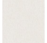 Non-woven wallpaper textile look plain modern white beige 47614 (5,69£/1qm)
