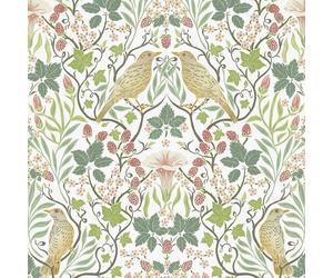 47620 - Heritage Summer Garden white Galerie Wallpaper