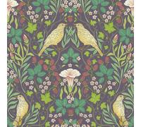 Galerie Heritage Purple Summer Garden Floral Wallpaper Roll