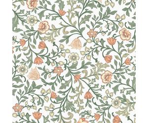 47626 - Heritage Trailing Florals white Galerie Wallpaper