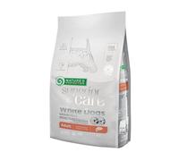 Nature's Protection Superior Care Grain Free Dry Dog Food for Small Adult White Dogs - Hypoallergenic Dog Food with Salmon, Omega 3 & 6 - Reduces Tear Stains, Promotes Healthy Skin & Coat, 1.5kg