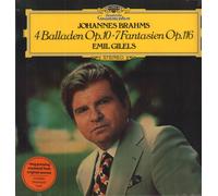 4796328 Emil Gilels Brahms Balladen Op. 10 Fantasien Op. 116 LP vinyl Germany