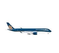 47cm 1 150 For Vietnam Airlines Airbus A350 Resin Scale Die-Cast Prefab Airplane Model With Lights Planetoy Set(A350)