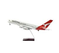47cm 1/160 For A380 Plane Model Resin Ornament Collection Souvenir Display Decoration Toy Miniature Hobby Playset(Without lights)