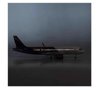 47CM 1/80 For A320 NEO Wizz Air Landing Gear Diecast Resin Plane Model Collection Display For Collection Gifts(With light)