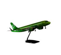 47CM 1 80 Scale Model Aircraft A320NEO A320 NEO For Siberia S7 Aviation Toy Lights and Wheels Landing Gear Diecast Playkits(Lights)