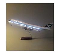 47cm Airplane Model Fit For B747 Aviation W Light Landing Gear 1 150 Scale Die-Cast Resin Aircraft Collection Hobby Playgame Kit(B)