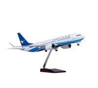 47cm Fit For XIAMEN Airlines B737MAX 737 Airplane Model Lights And Wheels Landing Gear Aircraft Collectibles Hobby Playgame Kit(A)