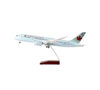 47CM For B787 Canada Resin Aircraft Model 1/130 Scale Airplane Collection Decorations Kits For Collection Gifts(With light)