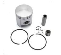 47mm 40mm 70cc Piston Rings Set With 12mm 10mm Pin Bearing Compatible With Jog Minarelli 1PE40QMB Scooter ATV Moped Big Bore Components(40mm piston 10mm pin)