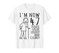 47th Birthday for Him/Men | I'm Now 47 Years Old | 47 Bday T-Shirt