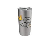 47th Birthday Party The Queen is 47 Gift Ideas for Her Stainless Steel Insulated Tumbler