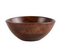 47th & Main Decorative Bowls Boho Bamboo Bowl For Home Décor, Large, Dark