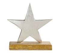 47th & Main Holiday Tabletop Decor, Medium, Silver Star