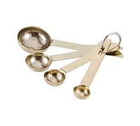 47th & Main Stainless Steel Measuring Spoons Set, 4-Piece, Gold