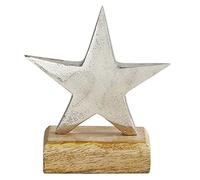 47th & Main Tabletop Decor, Metal, Silver Star, S