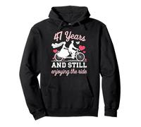 47th Wedding Anniversary 47 Years and Still Enjoy The Ride Pullover Hoodie