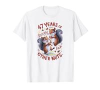 47th Wedding Anniversary 47 Years of Driving Each Other Nuts T-Shirt
