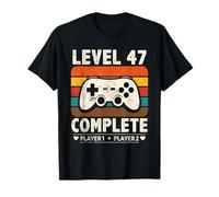 47th Wedding Anniversary Level 47 Complete Retro Gamer T-Shirt