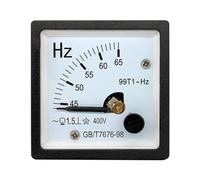 48 * 48 99T1/SQ48-HZ 45-55HZ 220V 380V 400V Pointer Frequency Measuring Board Meter AC 1Pcs(45-55HZ,220V)
