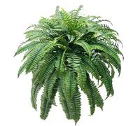 48" Artificial Boston Ferns Large Faux Ferns for Outdoors Planter UV Resistant Realistic Fake Bush Plants Greenery with 88 Fronds for Home Garden Patio Porch Decor