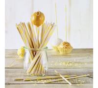 [48] Chopsticks Cake Pops Yellow 15 CM Birkmann Matchsticks Balls Chocolate