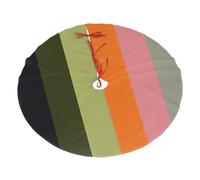 48" Christmas Tree Skirt â€“ Color stripes Print Holiday Party Mat for Xmas Home Decor, Outdoor Indoor Festive Ornaments