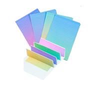 48 Color Stationary Paper with Envelopes Set, (32 Sheets Writing Paper + 16 Envelopes) Cute Colorful Series Stationery Set with Lined Letter Writing Paper(8 1/4x5 1/2 inch) with Clean Seal Sticker