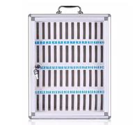48-Compartment Handy Storage Cabinet Aluminum Alloy Lockers for Classrooms Factories Gyms - Secure Mobile Phone Safes for Nizing Counc and More