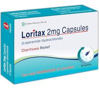 48 Diarrhoea Relief 2mg Capsules Loperamide Hydrochloride Tablets (8x6)