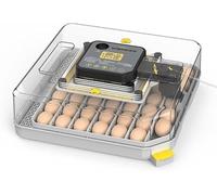 48-Egg Chicken Egg Incubator with Auto Turner & LED Candler | Digital Temp & Humidity Control, Water Pump, Hatch Timer | Automatic Hatcher for Chicks, Quail, Poultry