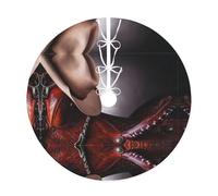 48" Elegant Christmas Tree Skirt - Horse Saddle with a Cowboy Hat Wild Full-Print Perfect for Xmas, Halloween, and New Year Decorations
