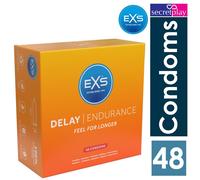 48 Exs Endurance Delay Condoms Box | Long Lasting Lovemaking Climax Performance