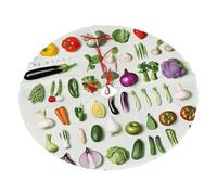 48 Inch Christmas Tree Skirt, Introduction of various vegetables Xmas Tree Skirts Mat for Holiday Wedding Party Decor