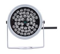 48 LEDs Night Vision Infrared Light IP5 Rainproof 12V DC Security Camera IR with Auto On Off Sensor for Surveillance Parking Lot License Plate Recognition
