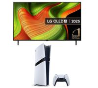 48" Lg B5 OLED AI 4K HDR Smart TV 2025 (OLED48B56LA) & PlayStation 5 Pro Bundle, Black,Brown