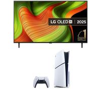 48" Lg B5 OLED AI 4K Ultra HD HDR Smart TV 2025 (OLED48B56LA) & PlayStation 5 (Model Group, Slim) Bundle, Black,Brown