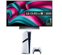 48" LG C5 OLED evo AI 4K HDR Smart TV & Sony PlayStation 5 Pro Bundle, Black