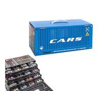 48 Mini Pull Back Cars with Built-in Garage Set,2026 Upgrade Trucks Toy Vehicles Set,Mini Friction Powered Cars Party Favors for Boys & Girls