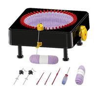 48 Needles Knitting Machine, Hand Crank Knitting Loom Machines for Adults, Knitting Board Rotating Double Knit Machine Kit (No Electric Function)