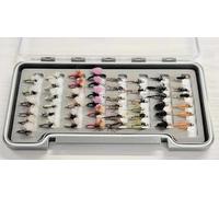 48 Nymph and Klink 'n' Dink Flies, Box Set, Mixed Sizes, see description