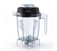 48 oz Low-Profile Blender Pitcher Compatible with Vitamix 5200 5300 750 7500 5000 6300 E310 E320, Replacement Container with Stainless Steel Blades for Classic and Explorian Series